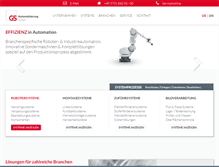 Tablet Screenshot of gs-automatisierung.de